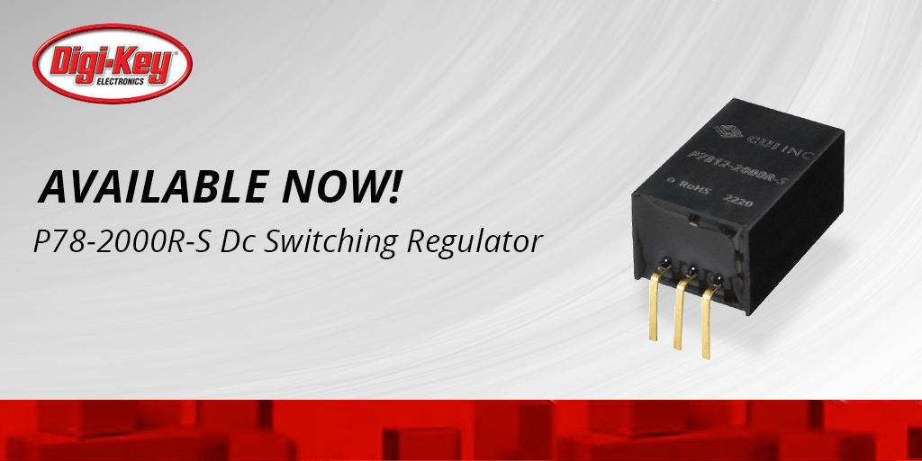CUIInc's tweet image. Our non-isolated dc-dc converter featuring a 36 Vdc max input range is now available at @digikey! The P78-2000R-S dc switching regulator series is ideal for applications where board space is at a premium. Order now: bit.ly/3EXnlh6

#dcdcconverters #powerwhenyouneedit
