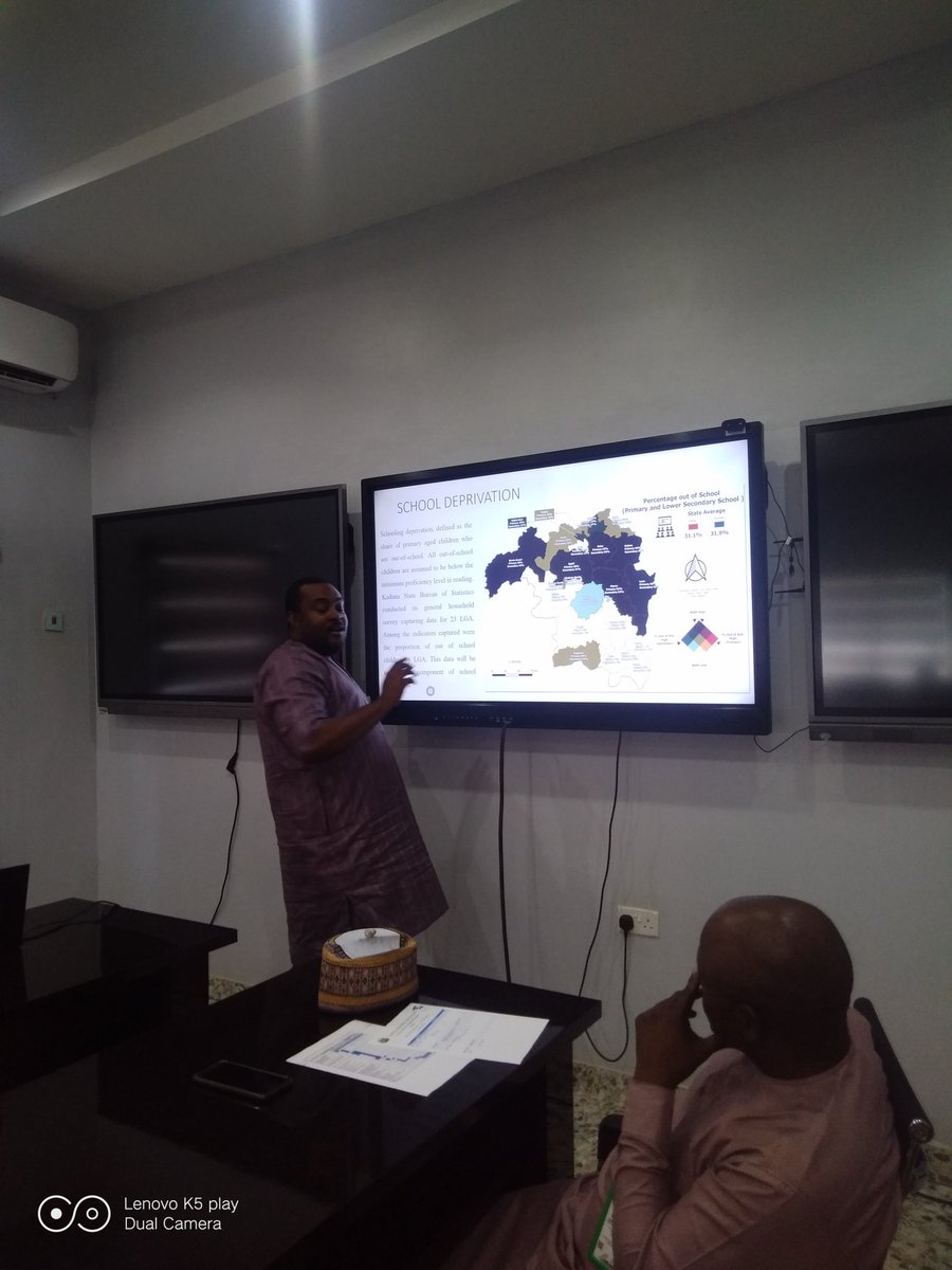 KDBStatisticsNG's tweet photo. The Head of Project Technical Coordination Unit of KDBS, Mr Tochukwu Innocent making a presentation during the Stakeholders meeting on Learning Poverty Assessment. https://t.co/wwENAGG7FD