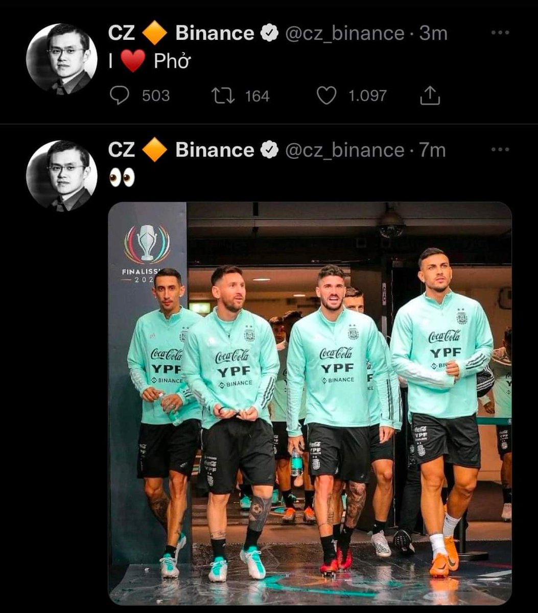 a79degen's tweet photo. Cơ hội cuối cho anh em lên thuyền National Fantoken,CHZ, Bitci đón WorldCup. Còn vài ngày nữa là qua tháng, sẽ bắt đầu sôi động 
#FANTOKEN #CZ #Ronaldo #Messi #Neymar #Benzema $ARG $POR $BFT $SNFT $ITA #WorldcupQatar2022 https://t.co/vkWiiHkUCG