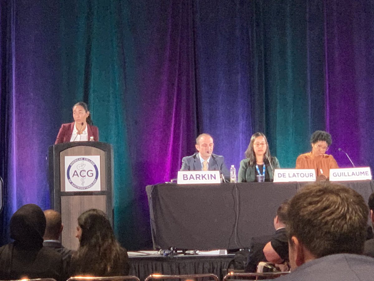 So grateful for this (unlikely) collaboration of <a href="/UNCGastro/">UNC Gastroenterology</a> and <a href="/Duke_GI_/">Duke GI</a> at <a href="/AmCollegeGastro/">ACG</a> this year! All credit to <a href="/a_gilman/">Andrew Gilman</a> and <a href="/EndoTx/">Todd H Baron MD, MASGE</a> for helping me understand incredibly advanced endoscopic techniques. So fortunate to have you as my mentors!