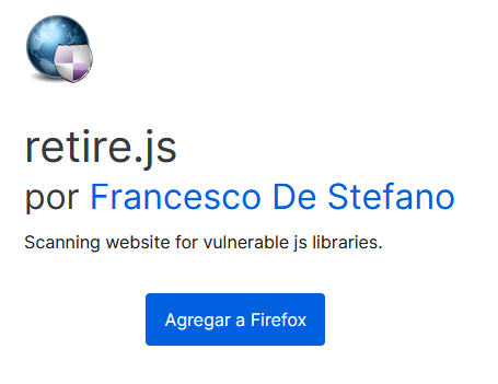 PasandoData's tweet photo. #RetireJS, gran tool para encontrar vulnerabilidades en librerías Javascript de aplicaciones web. Usala como add on en tu firefox o chrome! Sino como plug in en ZAP o Burp.
https://t.co/Yky5OGIw1l https://t.co/lIZ6ZMj6AD