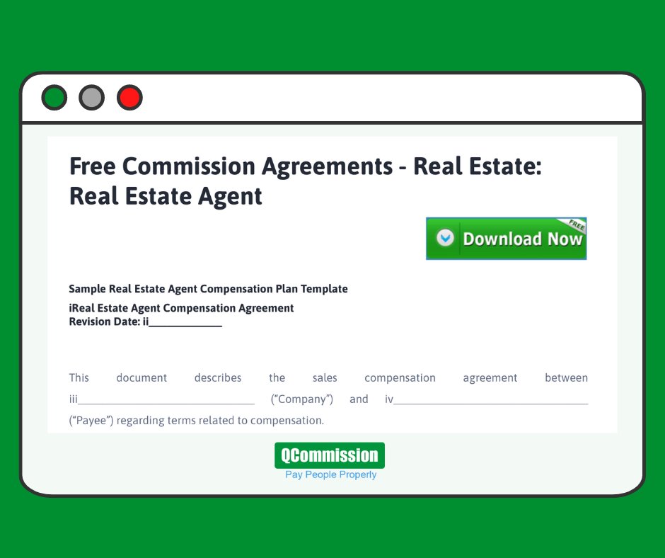 QCommission1's tweet photo. In need of a sales commission agreement sample for your Real Estate Agents? We have just what you need. Get it here: https://t.co/yjLaLrAi9O

#investmentexecutive #commissionagreement #salescompensationagreement #salesperformancemanagement #sampletemplate https://t.co/J7m666ac1e