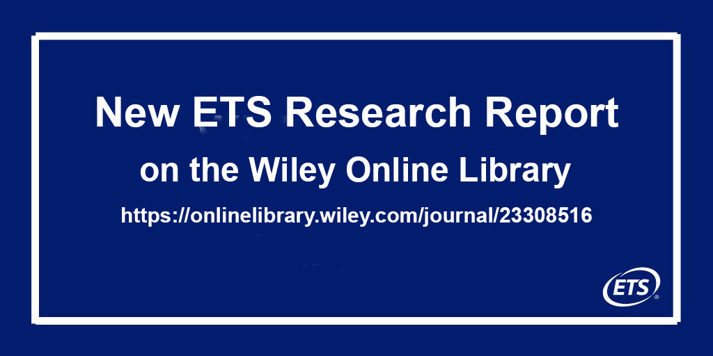 ETSresearch's tweet photo. #ETSResearchReport Investigating Constructed-Response Scoring Over Time: The Effects of Study Design on Trend Rescore Statistics (ETS RR-22-15) by J.R. Donoghue, C.A. McClellan, & M.R. Hess. https://t.co/9tZMqzsbYE #constructedresponse https://t.co/lCZOj3ipZg