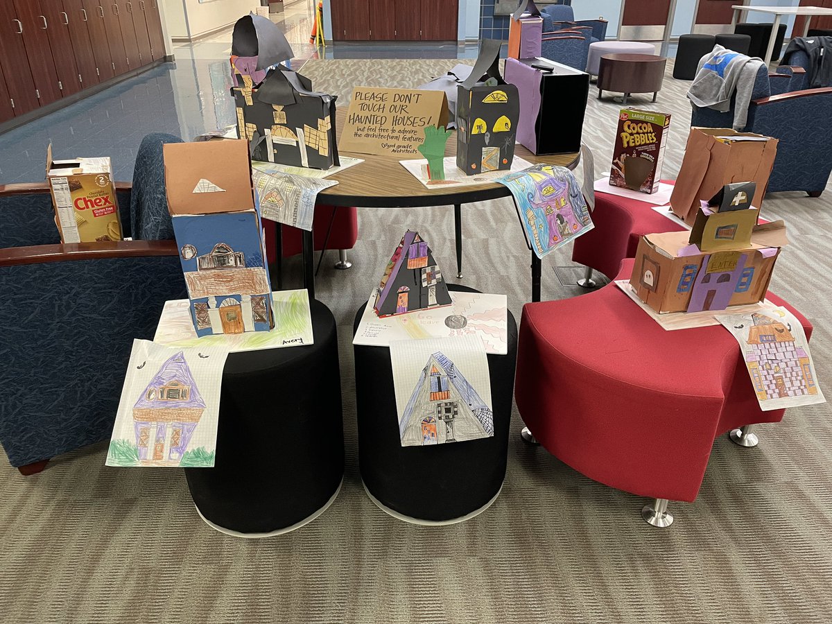 Haunted Houses are almost done and they have some very cool architectural features! If you’re at <a href="/LakeviewBobcats/">Lakeview Elementary - Official Page</a> in the next few days, take a peek in the flex space! #nisdgt
