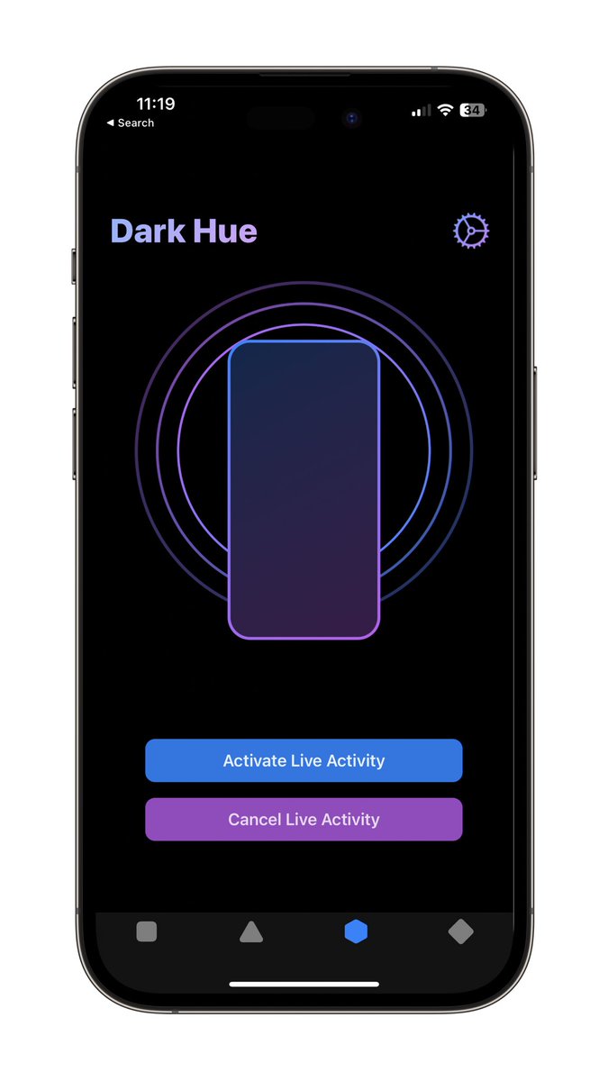 iAppleTuber's tweet photo. Dark Hue version 3.0 introduces Live Activity for iOS 16.1! Want a new video on its new feature + 15 code giveaway? #DarkHue #Giveaways @allitalkistech https://t.co/J1b7LvXpwc