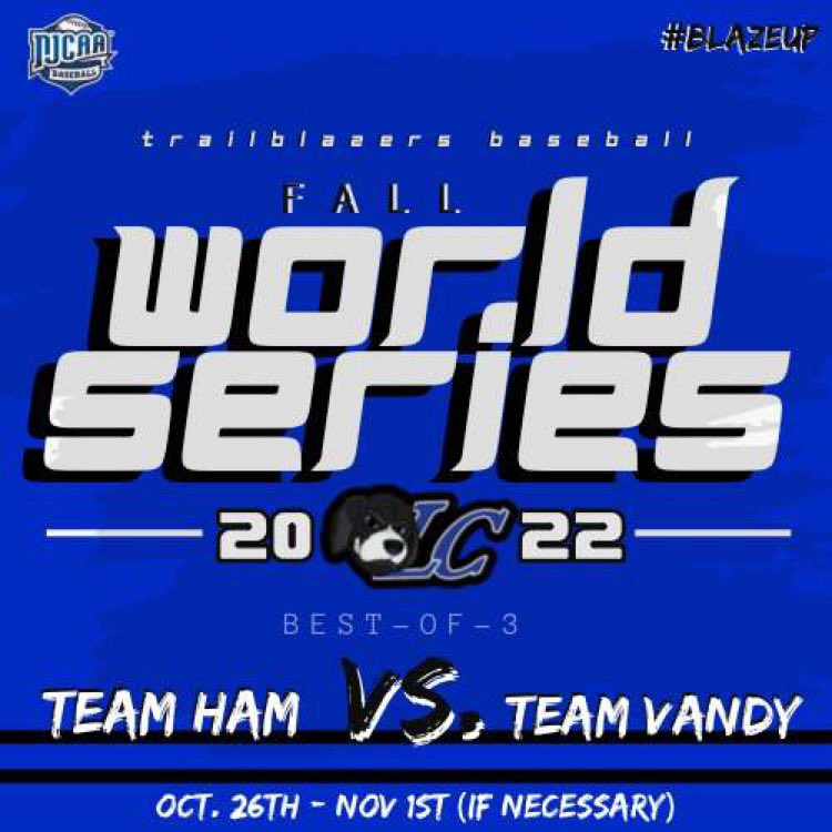 The Fall World Series begins today🍁

📍Lloyd Hopkins Field 
🎟FREE
@ 3:15pm

#BlazeUp