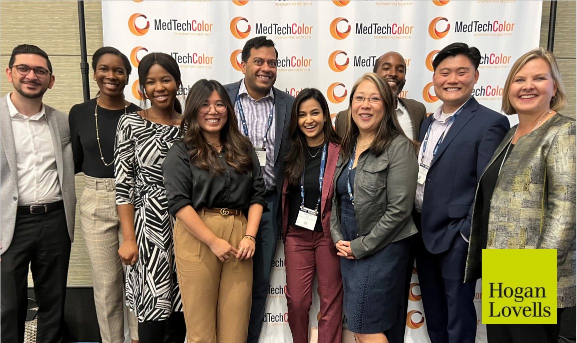 HLLifeSciences's tweet photo. On October 25, Hogan Lovells participated in MedTech Color’s 5th Annual Networking Breakfast. We are honored to support MedTech Color’s mission of advancing the representation of persons of color in the medical #device industry. #DiversifyingMedTech #MTCBoston2022 https://t.co/riCJQiU92q