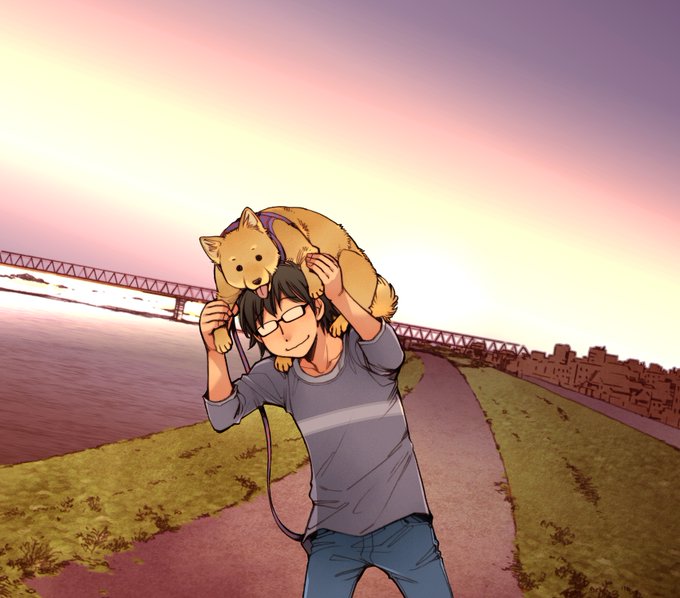 電子書籍って裏表紙のカラーが無いと聞いたので🐶

猫なカノジョと犬の僕   けろりん https://t.co/uCJfYdYOwT 