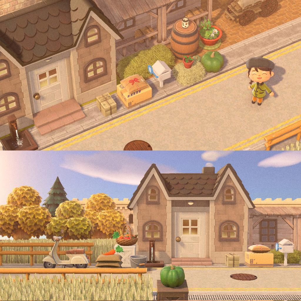 Debee_Acnh's tweet photo. Hellooo ! Another view of this area 🍂🌿

#AnimalCrossingNewHorizons #ACNHDesigns #ACNH https://t.co/nD1eYg3UxV