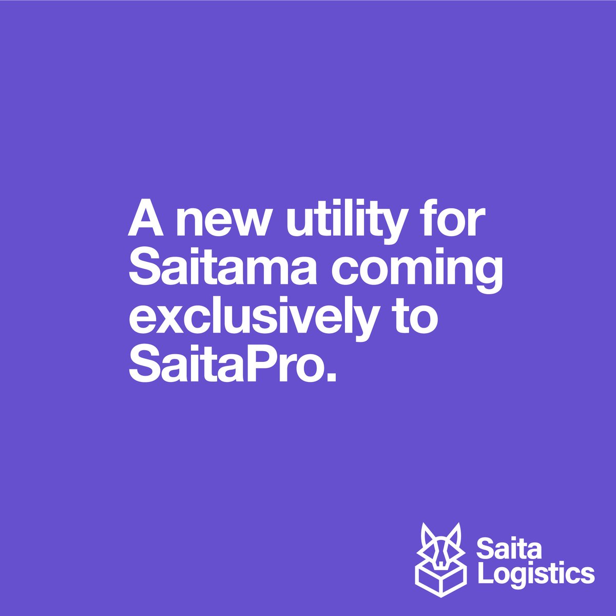 AltGemHunt's tweet photo. 👀 Coming Soon

#SaitaLogistics

🥇1st ever #crypto P2P system designed to handle all types of #logistics. 

Using AI to determine the most convenient shipment option &amp; takes care of the process between sender &amp; recipient. 

📢 #Saitama, #USDT and @Epayme_uae will be accepted. https://t.co/G3QNeN3GdK