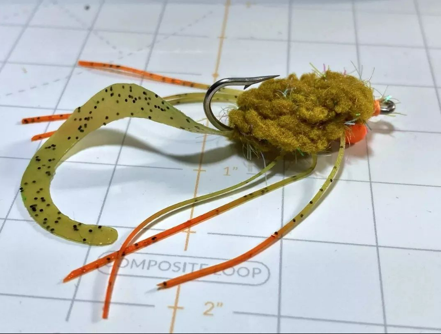 Saltwateronfly's tweet photo. Interesting pattern
@guideflies
The Guide Flies Twister Crab is designed to trigger the fast reaction bite 
.
.
.
#guideflies #flyfishing #flytying #onthefly #flatsfishing #bonefishflies #saltwaterflyfishing #saltwaterfishing #flatsflies #fliesforsale #flytying https://t.co/3ZbA6I6xY7