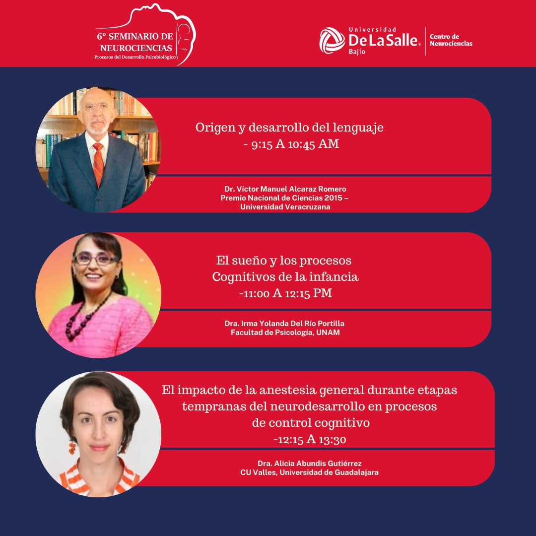 ULaSalleBajio's tweet photo. Nuestro Centro de Neurociencias invita a su 6° #Seminario: Procesos del Desarrollo Psicobiológico 🧠

#CampusSalamanca será la sede del evento pero puedes conectarte a través de las transmisiones por #MicrosoftTeams. 

¿TIENES DUDAS? Escríbenos👉 mjsanchez@delasalle.edu.mx https://t.co/aUzat1KykG
