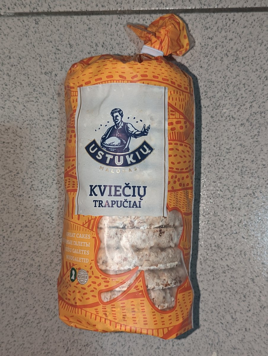 YaleChen2020's tweet image. OLDMILA 小麥餅

膨膨的，輕輕的，
可能可以放在牛奶上漂

吃起來也是中等耐嚼
這一款比較不鹹

在 #pchome24 買的
PCHOME 立陶宛館
24h.pchome.com.tw/region/DBDT

立陶宛製造 
台立友好
🇱🇹🤝🇹🇼

#boycuttchina 
#ABC_challenge
#AnywherebutChina
#StandWithHongKong