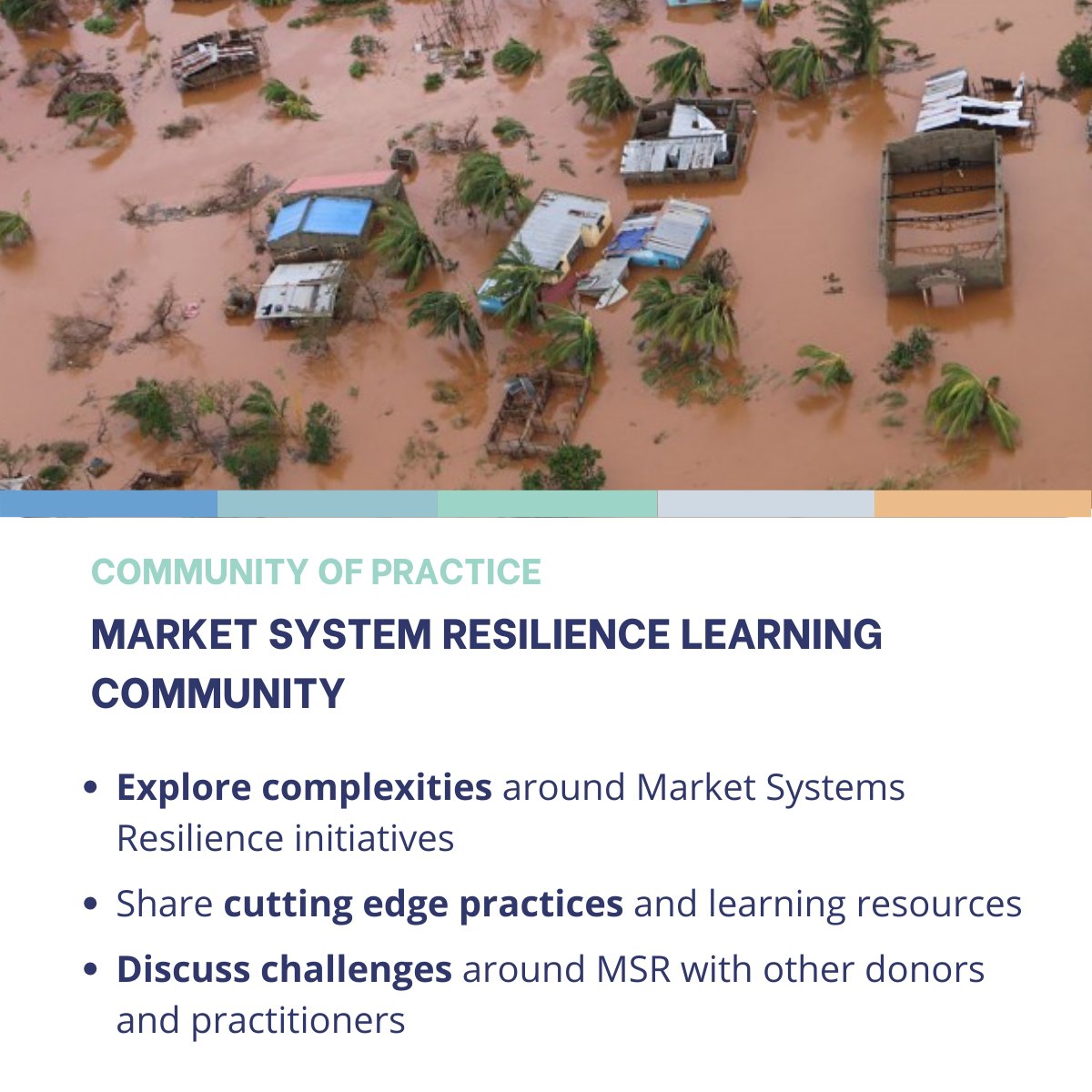 Join the ‘Market Systems Resilience Community of Practice’ (hosted by Vikāra Institute, and funded through the Feed the Future Market Systems &amp; Partnerships Activity).

Join today at msdhub.org/communities-of…

#marketsystemsresilience #marketsystems #resilience #communityofpractice