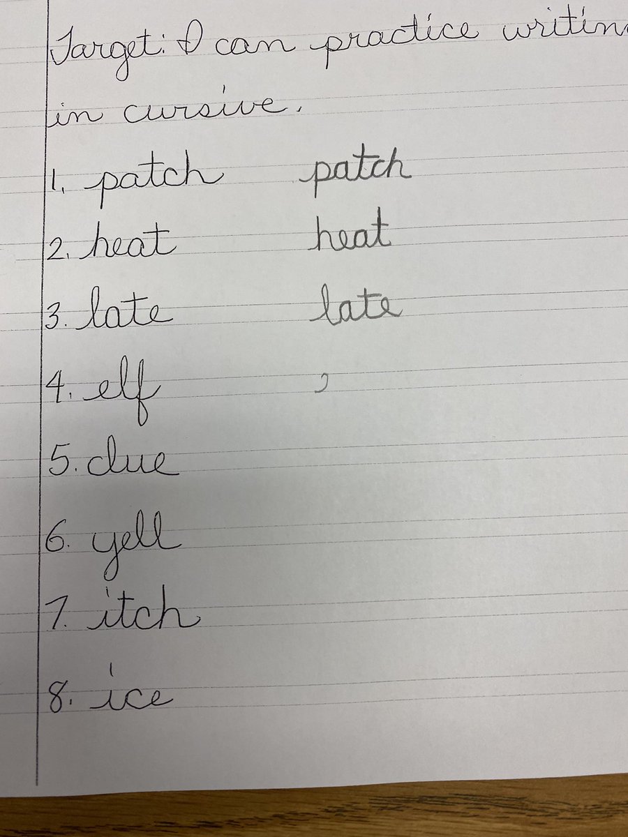 tmcgee2245's tweet image. #day57 @tmcgee2245 @OPS_WilsonFocus #cursivepractice