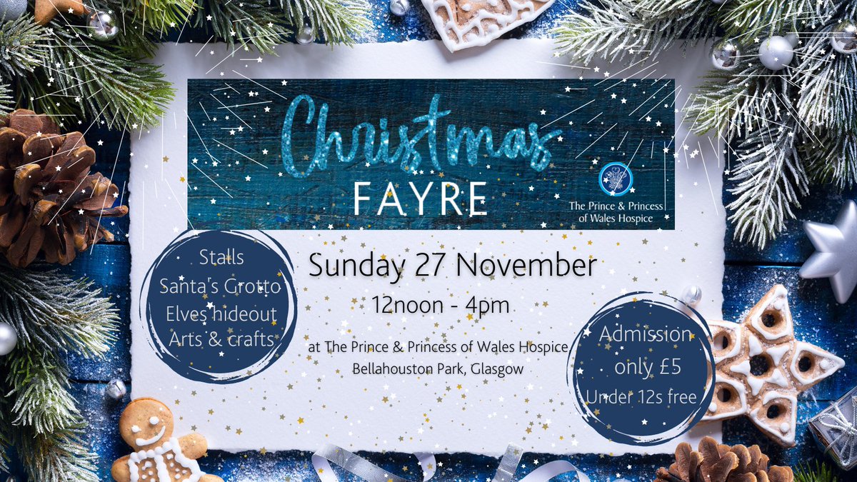 PPWHospice's tweet photo. 🎄 We're so excited to share that our Christmas Fayre at the hospice is returning on Sunday 27 November. We'll have Santa's grotto, the elves hideout, stalls offering lots of gifts ideas and stocking fillers and so much more.   🎁 
Book your place now  👉  https://t.co/lt7coTbfBJ https://t.co/hyql84ebUU