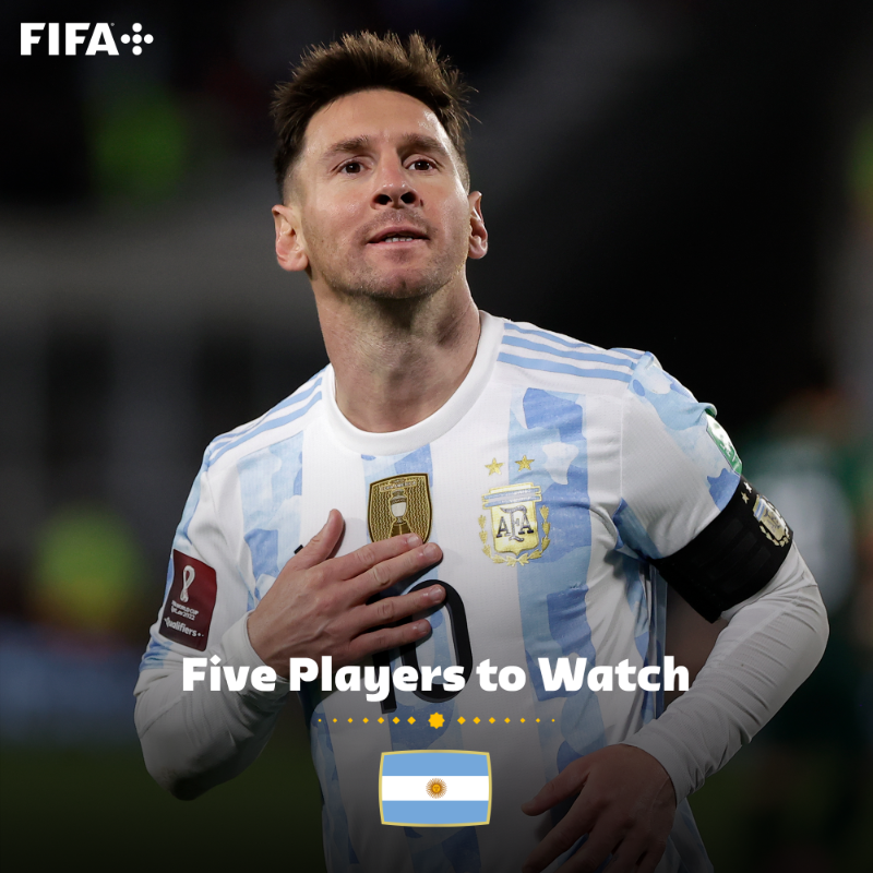 FIFAWorldCup's tweet photo. 🇦🇷 Can Lionel Scaloni lead @Argentina to a third #FIFAWorldCup title?

Here are some of the players he'll be relying on at #Qatar2022 ⤵️