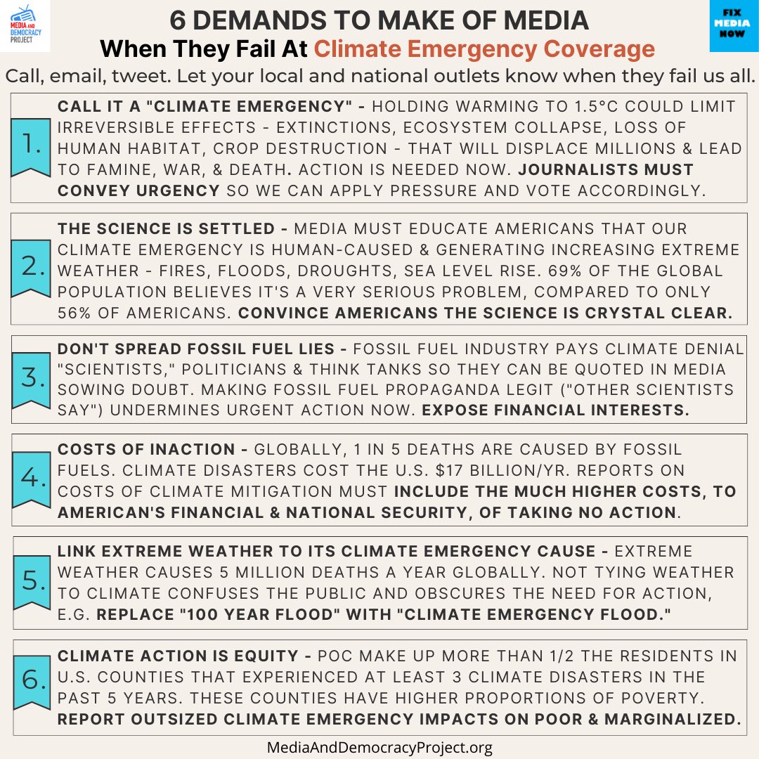 This is excellent. Check out our rubric below and make your voice heard. Reform of media will come from you! #FixMediaNow H/t @amywestervelt.