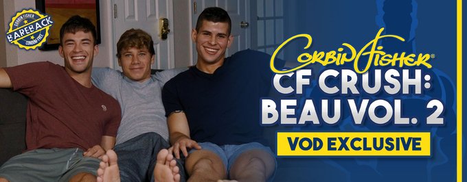 Hot, Handsome & Ripped Are Reasons For The 'C.F. CRUSH' For 'BEAU (#2)' in @CorbinFisher's Bursting New