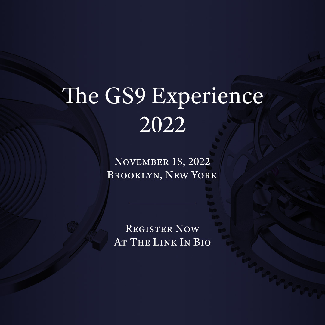 Don't forget to register for the GS9 Experience 2022, taking place on November 18 in Brooklyn, New York: bit.ly/3BS31dx #grandseiko #gs9club