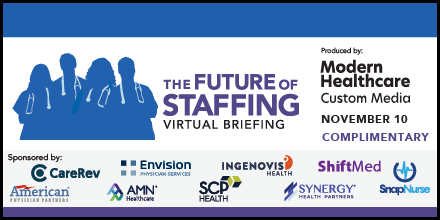 APPeddocs's tweet photo. Register today to learn from industry leaders, including our CMO Tony Briningstool, on how to overcome today's staffing challenges with innovative recruitment and retention strategies to position your hospital/system for future success! https://t.co/5qcO49tb6a https://t.co/eYlXR2zdYY