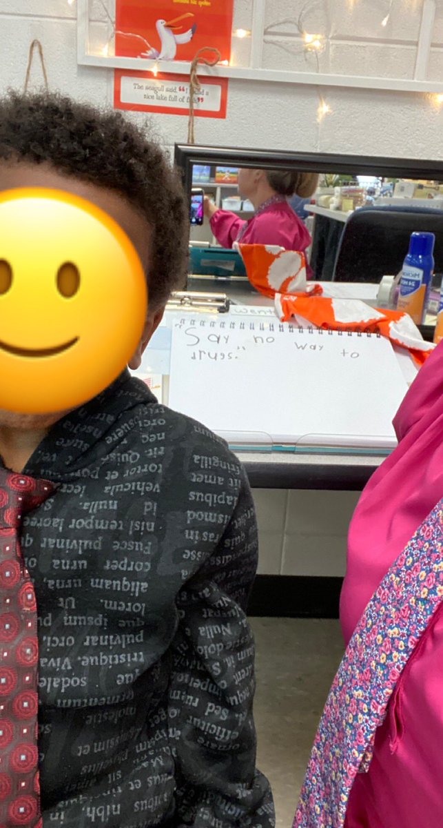 JfDowis's tweet photo. Say no way and neckties to drugs. Powerful Reading Recovery lesson-Powerful reading and writing connections. https://t.co/R7XIRz7VIl
