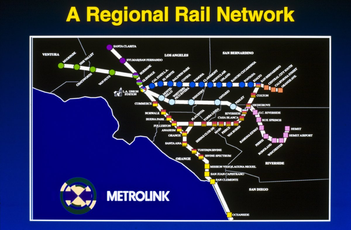 Metrolink's tweet image. A time capsule. #TYfor30