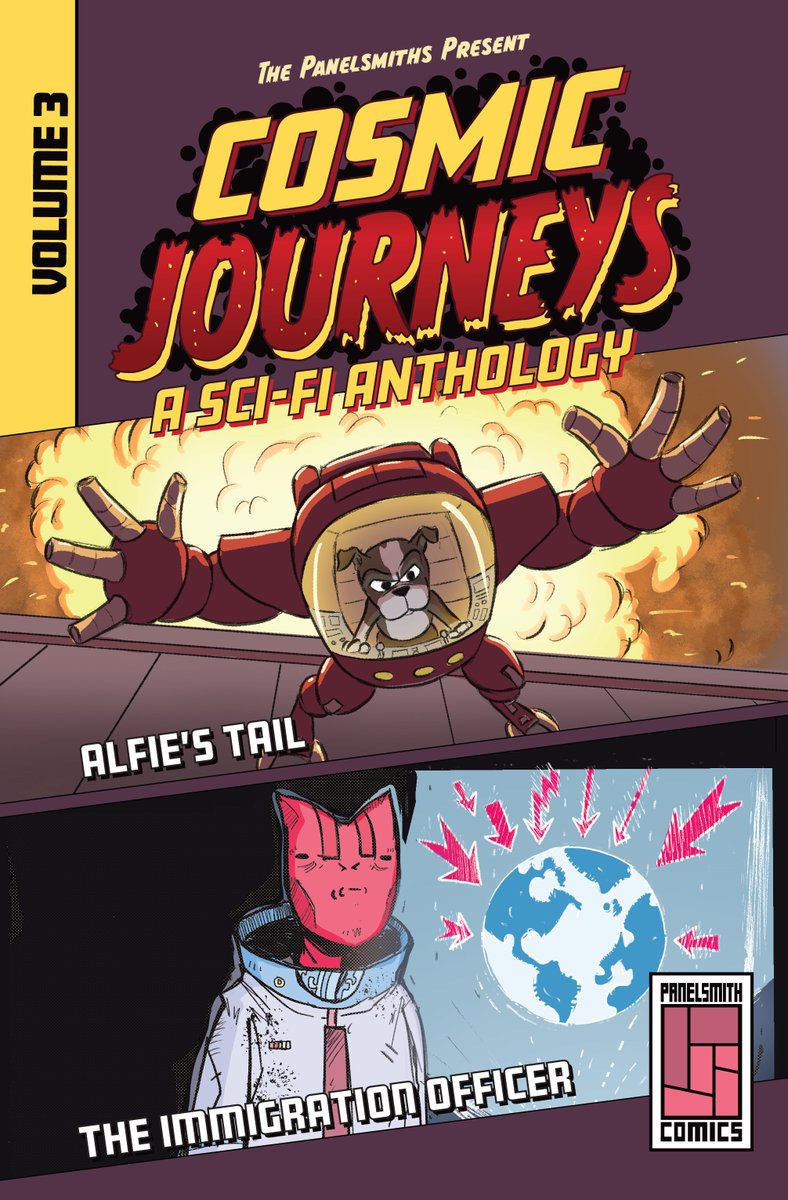 Panelsmiths's tweet photo. Volume 3 of Cosmic Journeys is out Now. With 2 #scifi #comics 
https://t.co/fwn4zuV4dO https://t.co/rWUUFkRXD8