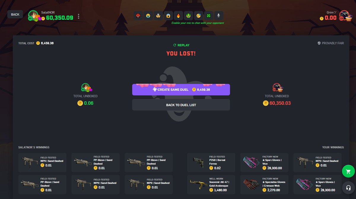 GrimzYoutube's tweet photo. I love CSGORoll https://t.co/hWgiyWT5ha
