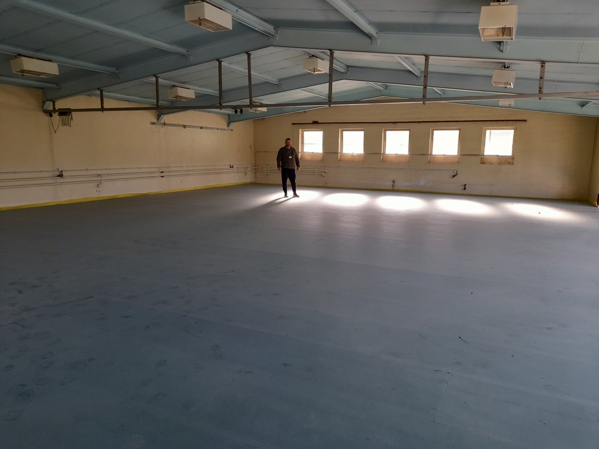 EPremises's tweet photo. Lots of work still to do, but Head of Premises &amp; Estates for Endeavour MAT inspects and is happy so far with our new mezzanine level Library @WilmingtonGSG! https://t.co/M1M9SWET4M
