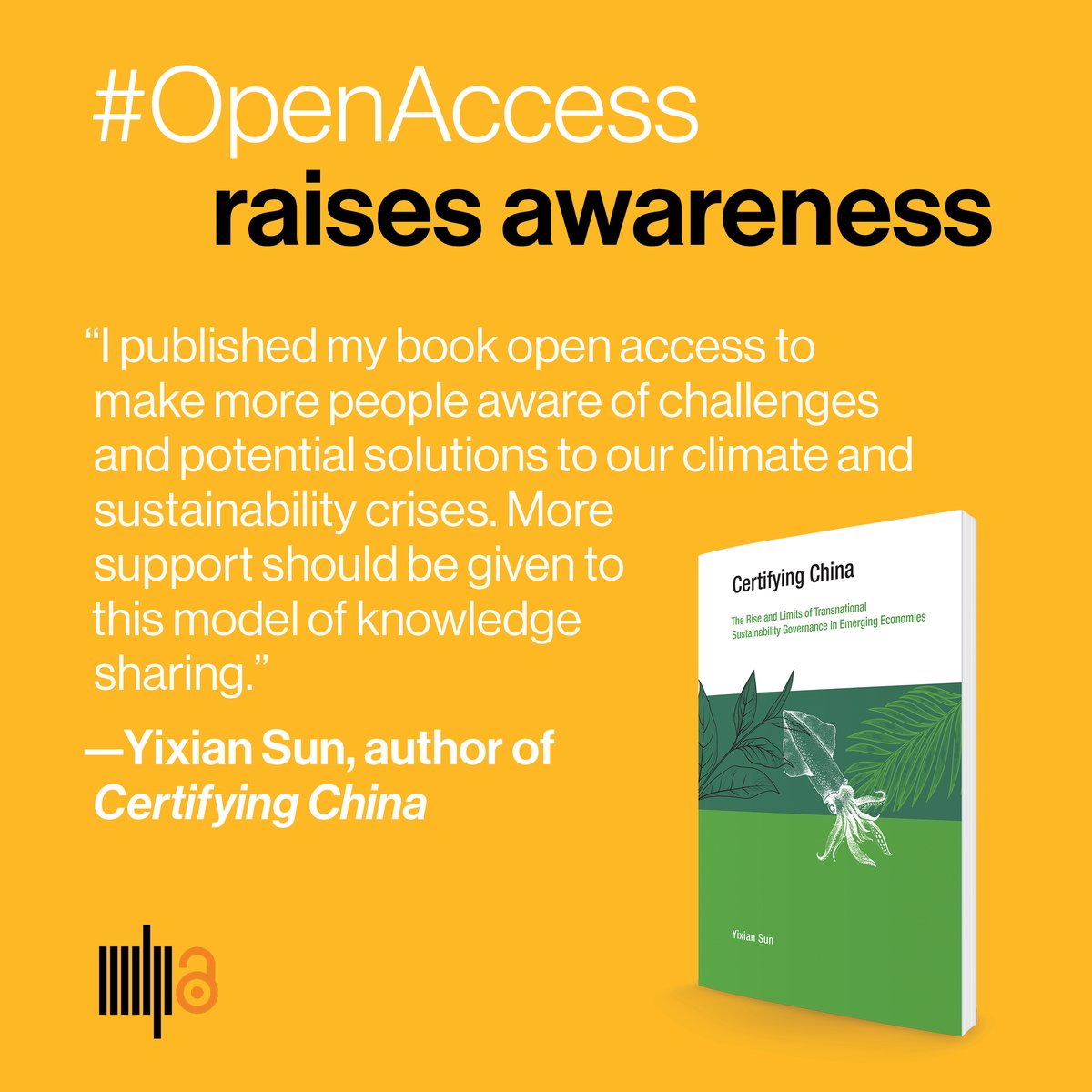 Because #OpenAccess leads to more awareness of our most pressing problems.

#OAWeek | #OpenForClimateJustice

mitpress.mit.edu/collections/op…