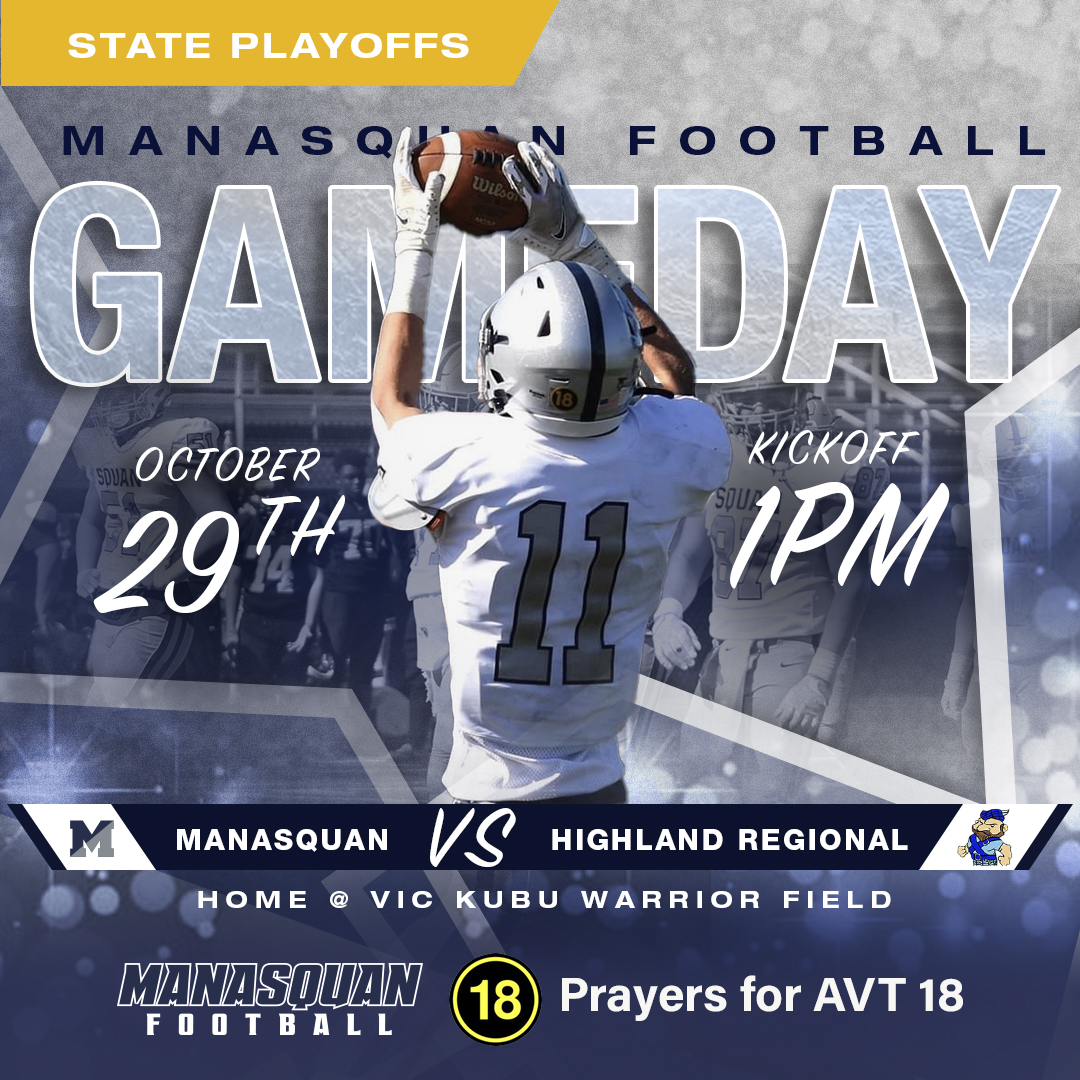 Warriors lead the way!
It's time for the bleachers to be standing-room only. Represent and support our Warriors.
#warriorpride #manasquanhighschool #MoreToDo