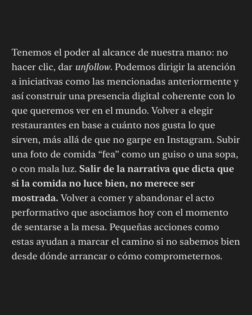 CÓMO TRANSFORMAMOS EL ACTO DE COMER EN UNA PERFORMANCE - Mi nueva newsletter ya está en Substack:

open.substack.com/pub/lujanmv/p/…