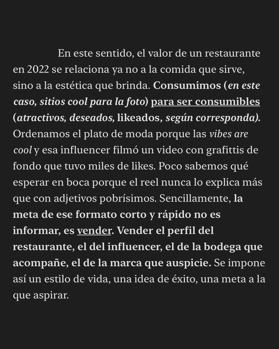 LujanMV's tweet photo. CÓMO TRANSFORMAMOS EL ACTO DE COMER EN UNA PERFORMANCE - Mi nueva newsletter ya está en Substack:

https://t.co/JgWlXj73s8 https://t.co/Yd80AX8gRJ