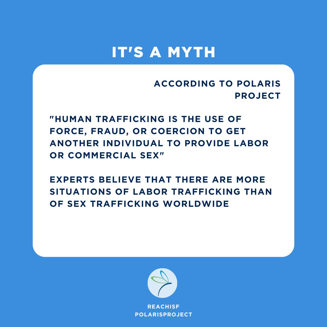 Myth or truth?

Let us know in the comments below if you've learned something new from this post! 

#humantraffickingawareness #endhumantrafficking #preventhumantrafficking #stophumantrafficking
