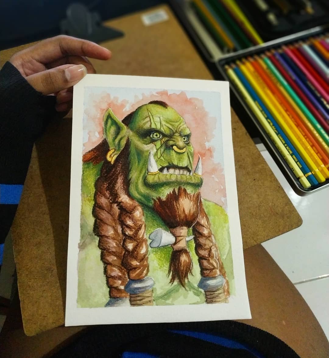 ilustratorto's tweet photo. Orc

( I made it for my boyfriend, in 2021)

  #orc #game #mmorpg #wow #drawing #traditionalart #art #fanart https://t.co/ty8JMWKSbe
