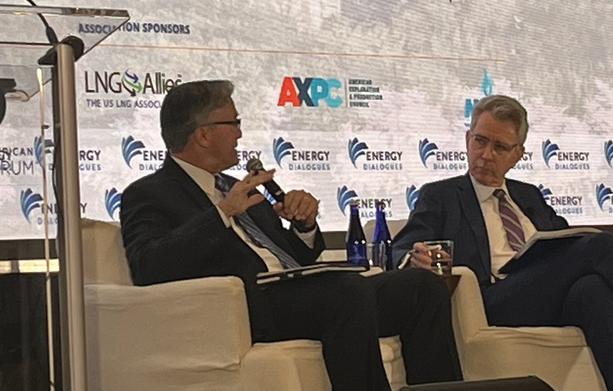 Fireside chat with Amb ⁦@geoffpyatt⁩ of ⁦@EnergyAtState⁩ & Dr. Ken Medlock of ⁦@CES_Baker_Inst⁩ reminds of the importance to have the right person on the job at the right time. Pyatt has the right mix of skills and experience to lead US energy diplomacy.