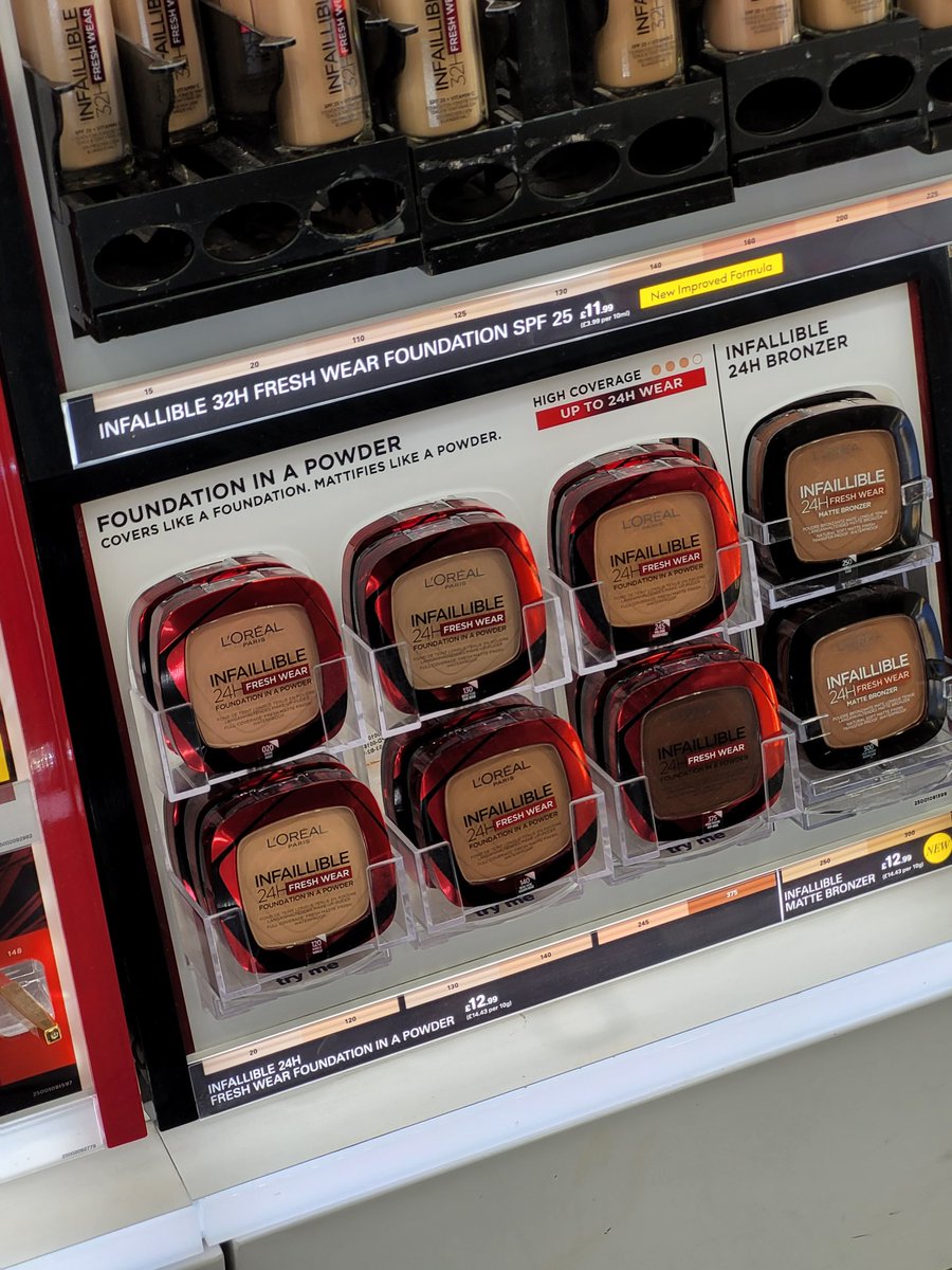 MsHopeJohnson's tweet photo. @LOrealParisUK @LOrealParisUK  I've just been in Boots and seen this (picture of foundation with Infaillible printed on the front) how was the error you made so bad it's lasted for more than 3 years? https://t.co/JimX3fQr0s