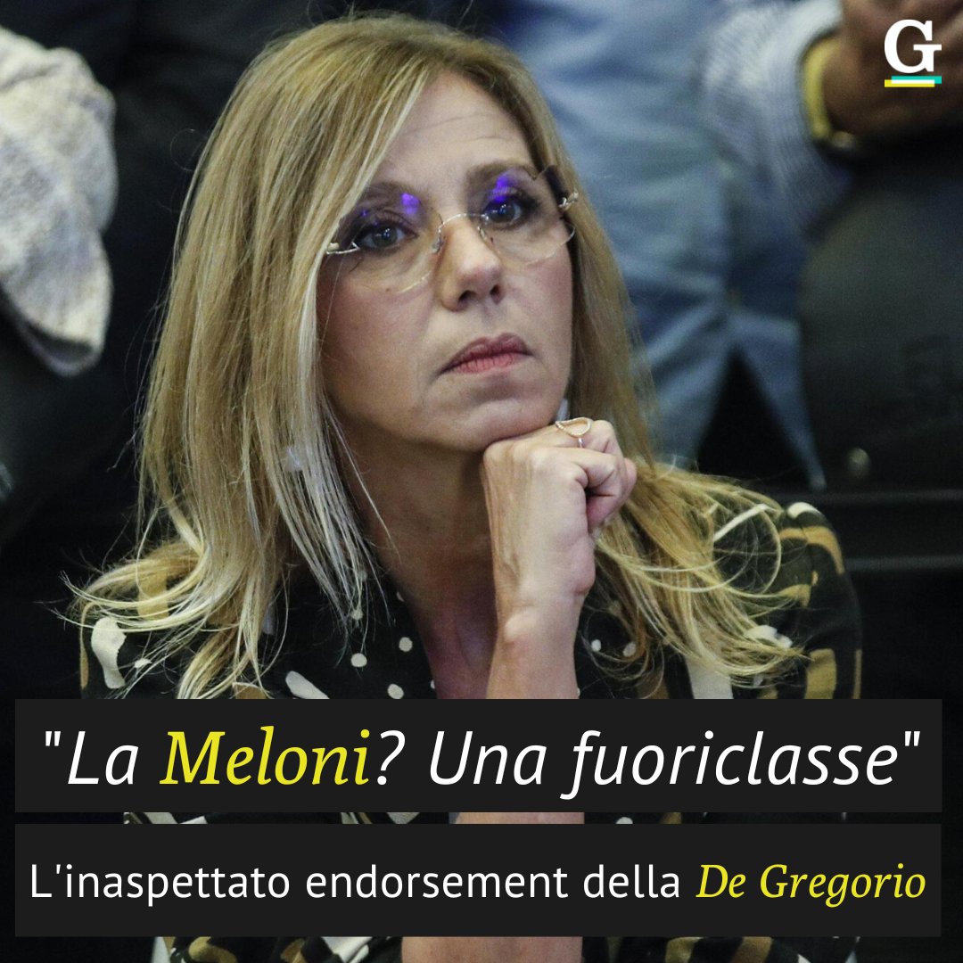 “Avercene a #sinistra di presenze di questo calibro”. L'apprezzamento a #GiorgiaMeloni arriva dalle pagine de #LaRepubblica, e porta la firma di #ConcitaDeGregorio che, dopo il discorso di insediamento, ha riconosciuto alla #Meloni le doti di leader

➡️  ilgiornale.it/news/politica/…