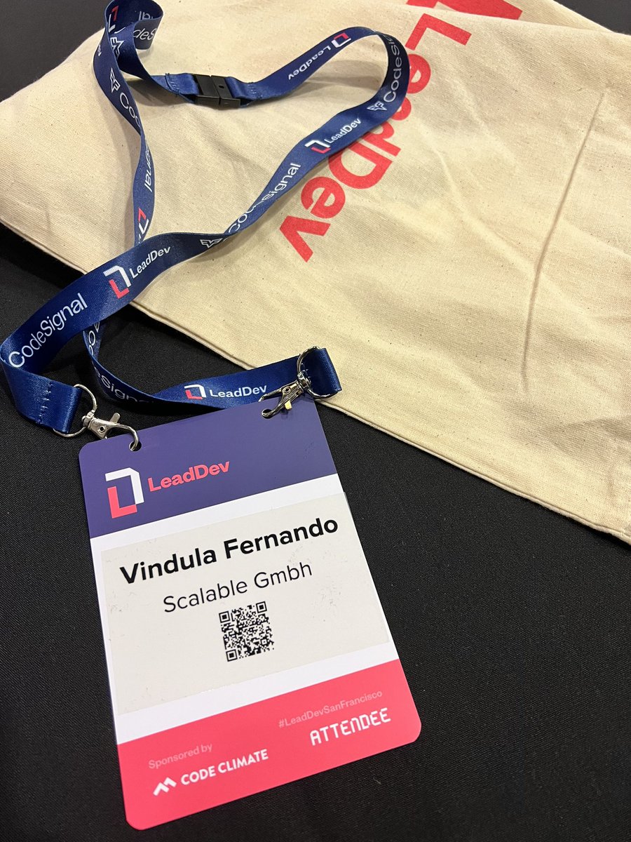 Checked in for #LeadDevSanFrancisco <a href="/TheLeadDev/">LeadDev</a>