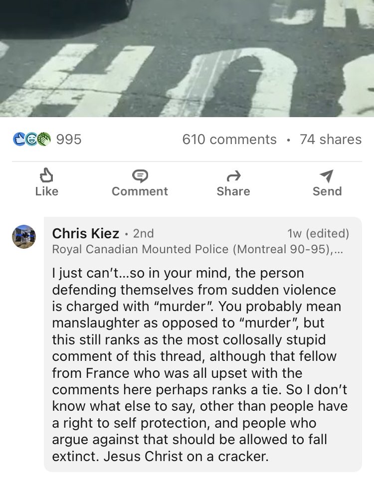 Leenintome2's tweet photo. @AbeOudshoorn His recent comments on LinkedIn all showing a very clear bias on mayor, policing, rcmp, teachers etc…. https://t.co/5yLmJ2cx1x