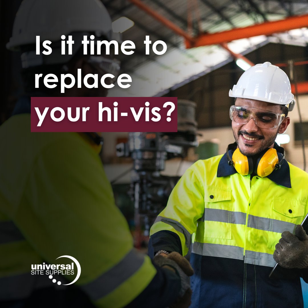 Did you know hi-vis clothing actually has an expiration date?

Although this is impacted by its use and how it's cared for, hi-vis should typically be replaced every 6 months.

If it's time for an upgrade, head to universalsitesupplies.co.uk to place your orders.