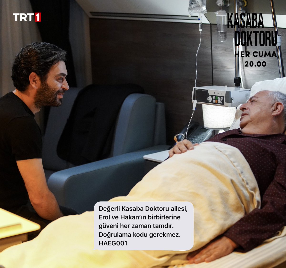 Hakan Hoca ve Erol Bey’in birbirlerine güvenleri tartışılmayacak kadar güçlü…🤝 #KasabaDoktoru yeni bölümüyle cuma 20.00’de @trt1’de!📺