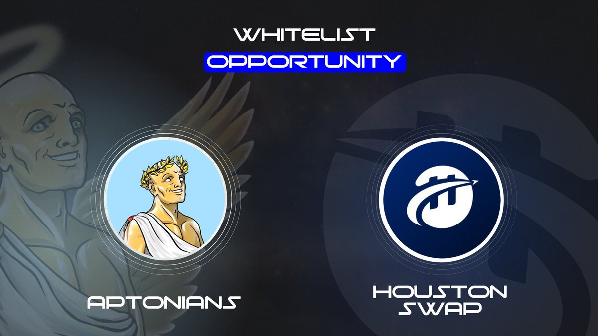 💎HUUUUUGE  WL GIVEAWAY💎
With honor to our best partners 
<a href="/houston_swap/">HoustonSwap</a> 🔥💪

💠5WL  &amp; 5 OG Spots to Giveaway💠
🔹5WL X <a href="/AptoniansNFT/">The Aptonians 👽 - SOLD OUT 💎</a> 
🔹5 OG X <a href="/houston_swap/">HoustonSwap</a> 

Rules📣:
1⃣Follow:  <a href="/AptoniansNFT/">The Aptonians 👽 - SOLD OUT 💎</a>  &amp; <a href="/houston_swap/">HoustonSwap</a>   
2⃣❤️ &amp; RT 
3⃣ Tag 3 friends

Enter To Win!
#Aptos #AptosNFTs #LFM