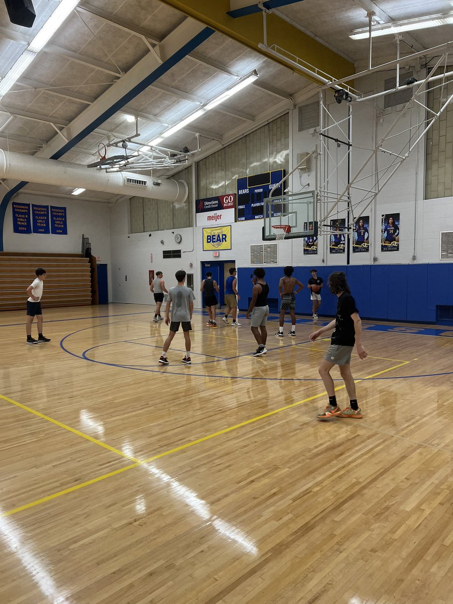 Great turnout for open gym. 25 days until we officially start our season.