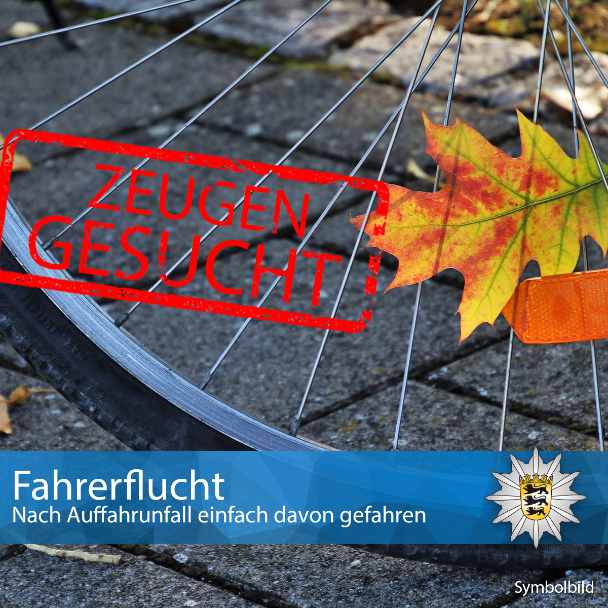 PolizeiPF's tweet photo. +++ Pedelec-Fahrerin angefahren und vom Unfallort geflüchtet +++
#Glatten
Ein bislang unbekannter Pkw-Fahrer fuhr am Montagabend gegen 21:30 Uhr in Glatten eine 24-Jährige an und brachte sie zu Fall.
https://t.co/u197oT1Hje https://t.co/edjNBPcmzk