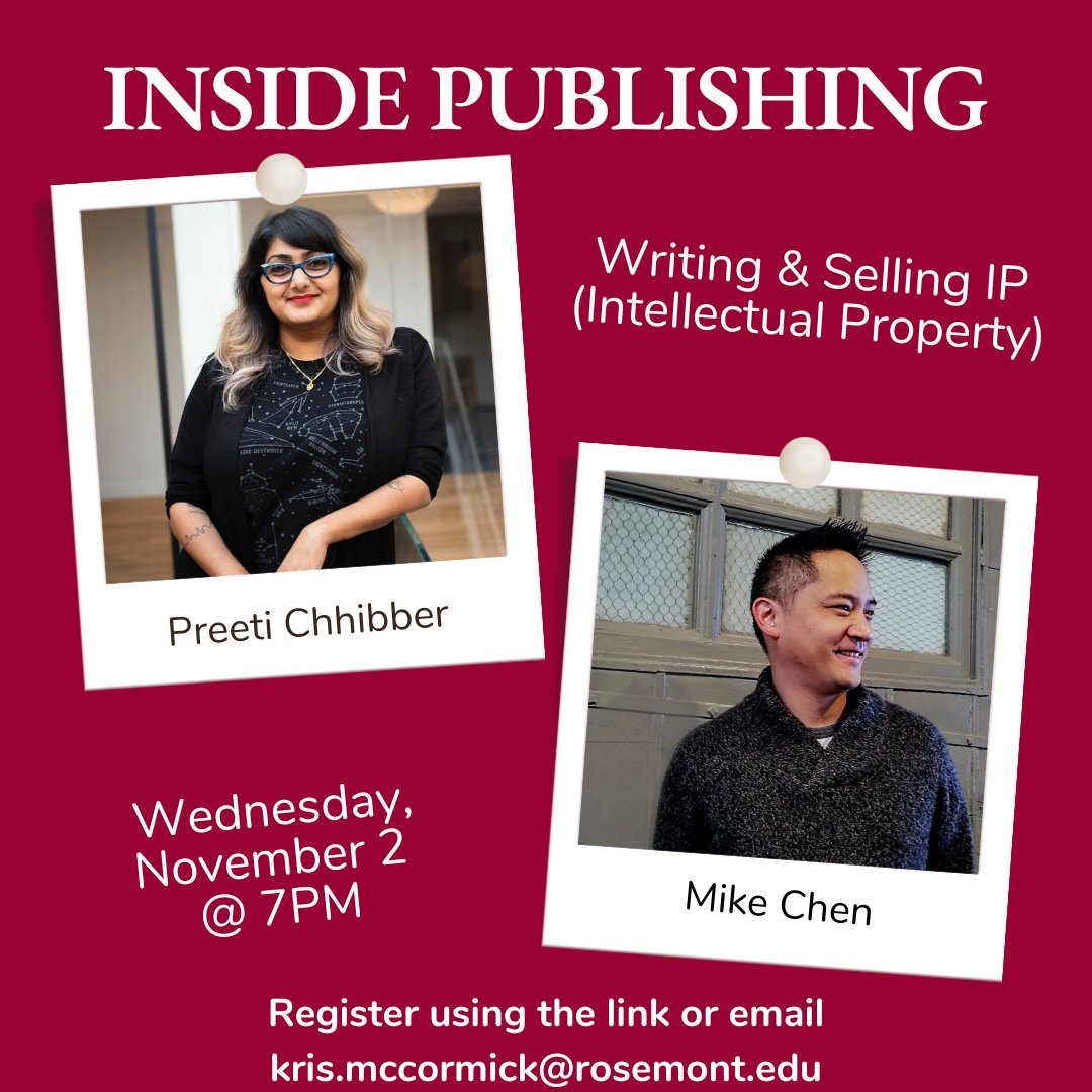 Rosemont_MFA's tweet photo. Free book-related fun? We have it!
Join us for our free Fall events on campus.
Link for Inside Publishing: https://t.co/4HMtF5rwx1
#amwriting #writing #ampublishing #publishing #writingcommunity #publishingcommunity #writingevent #publishingevent #phillyauthor https://t.co/e7VMjijDeu