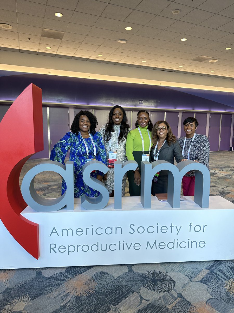 Always great linking up with my amazing REI colleagues and working together for reproductive justice and equity 🥰#ASRM2022 ⁦@ReprodMed⁩ ⁦@ReprodMed_SMRU⁩ ⁦@NationalMedAssn⁩ #thefutureisfemale