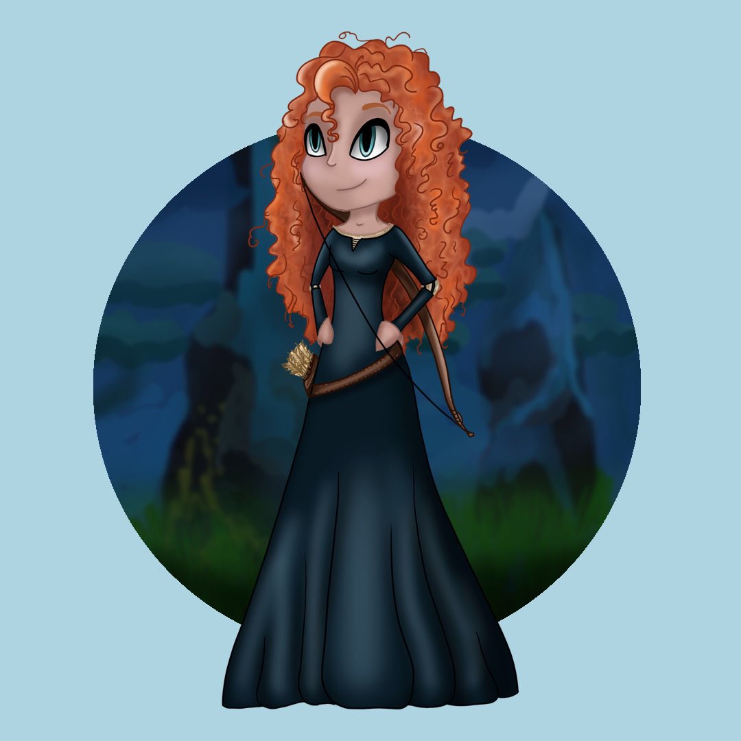 kayla_klepp's tweet photo. 💙 Princess Merida 💙
Here’s a #disneyfanart of Princess Merida from the #disney movie “Brave” 🐻
.
#disneybrave #brave #disneymerida #princessmerida #merida #illustration #animation #illustrationartists #art #illustrationart #fanart #youngartist #characterdesign #blue #teal https://t.co/9nP0tNRXW1