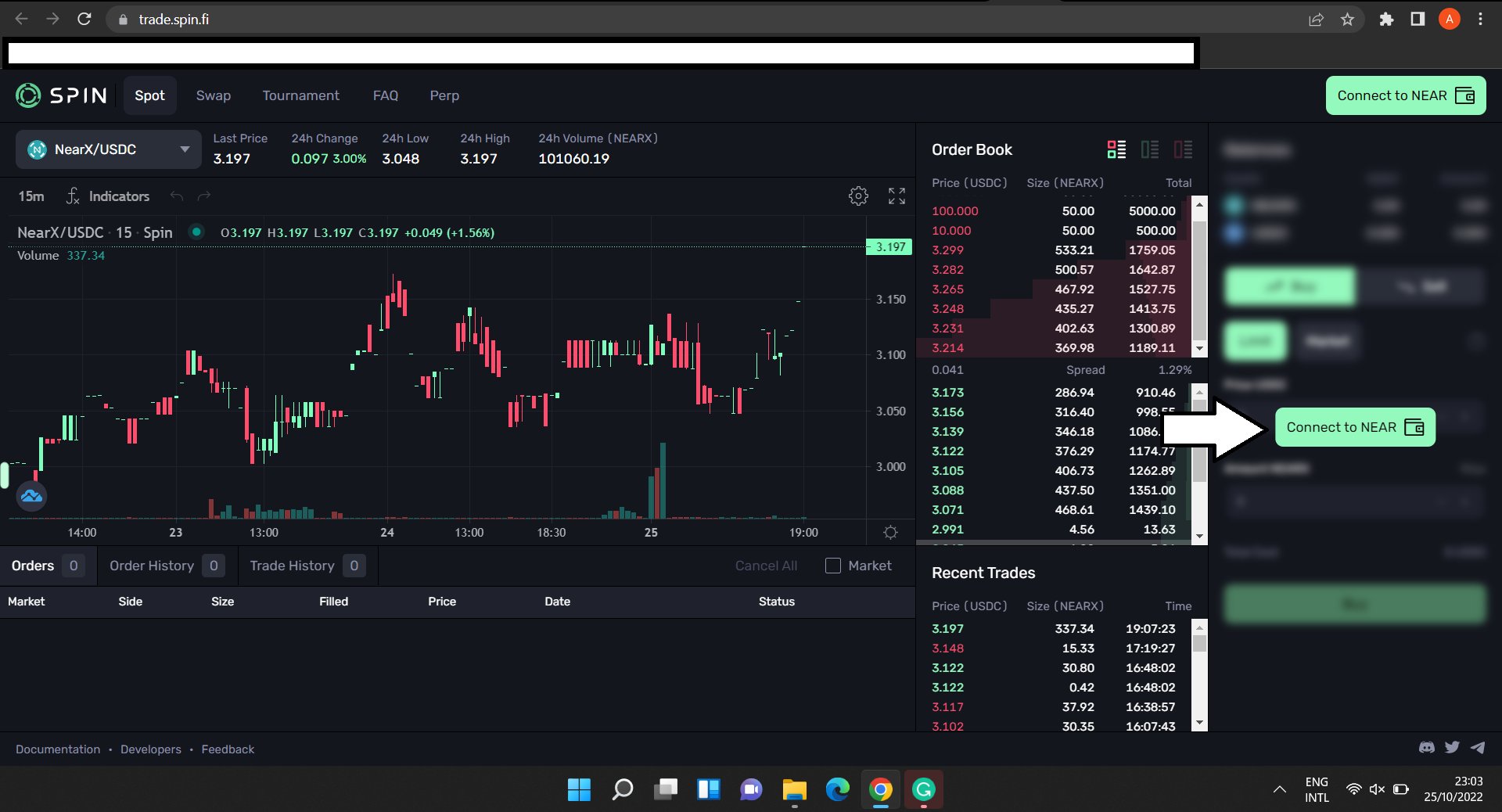 CHASE💀 on Twitter: '1. https://t.co/XFoRJ5ei0e is the Spot trading ...